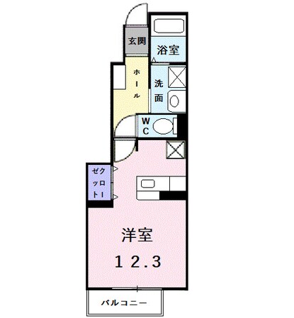 ヴィラミニョンの物件間取画像